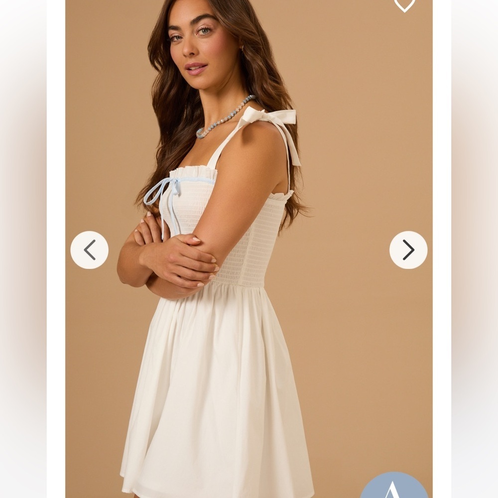 New with tags Altar’d State Landon Bow Mini Dress - Picture 4 of 5